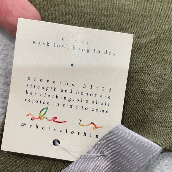 She is clothing - tank- proverbs - large - Picture 2 of 3